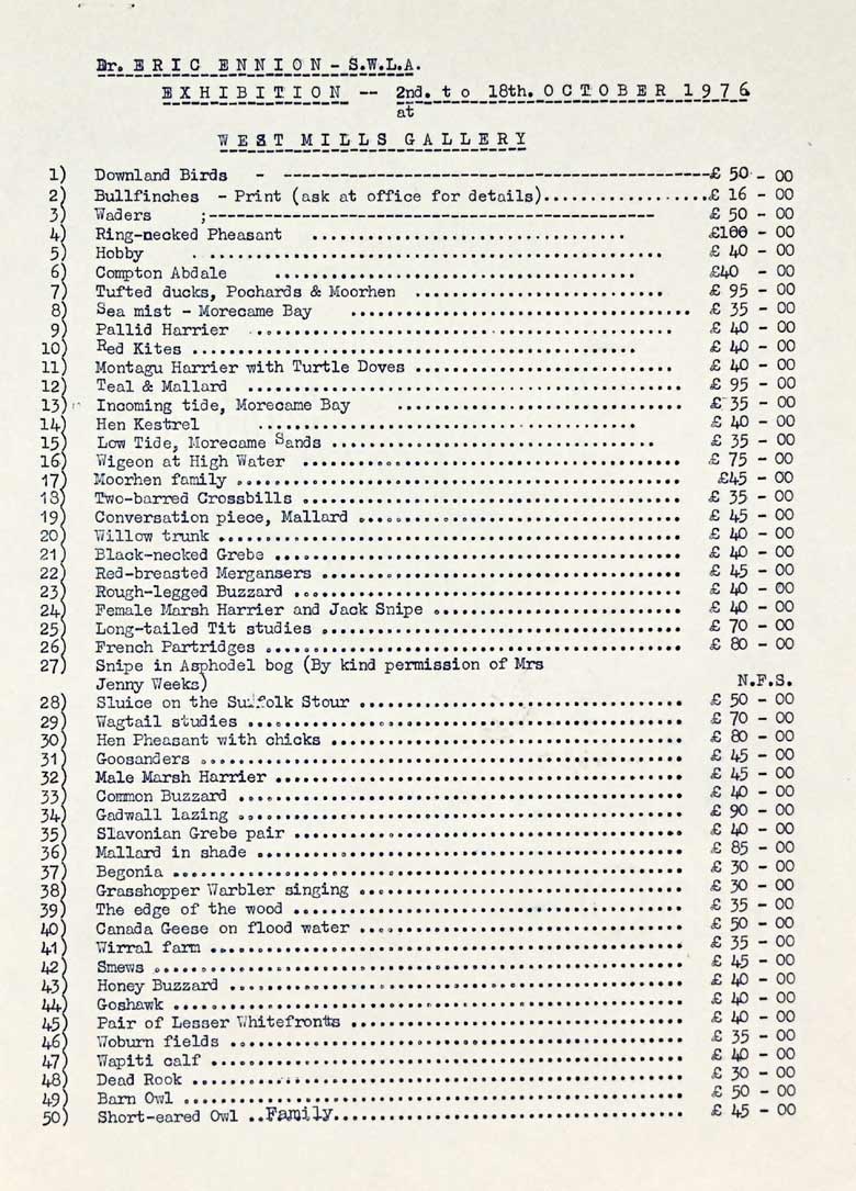 Eric Ennion Exhibition